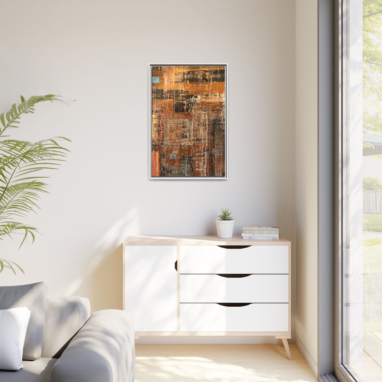 Copper Fusion - Framed Print