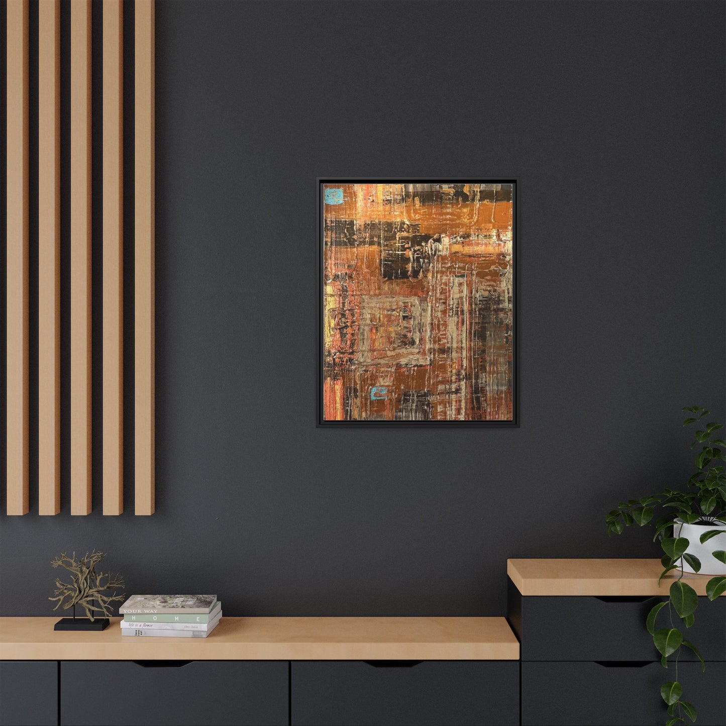 Copper Fusion - Framed Print