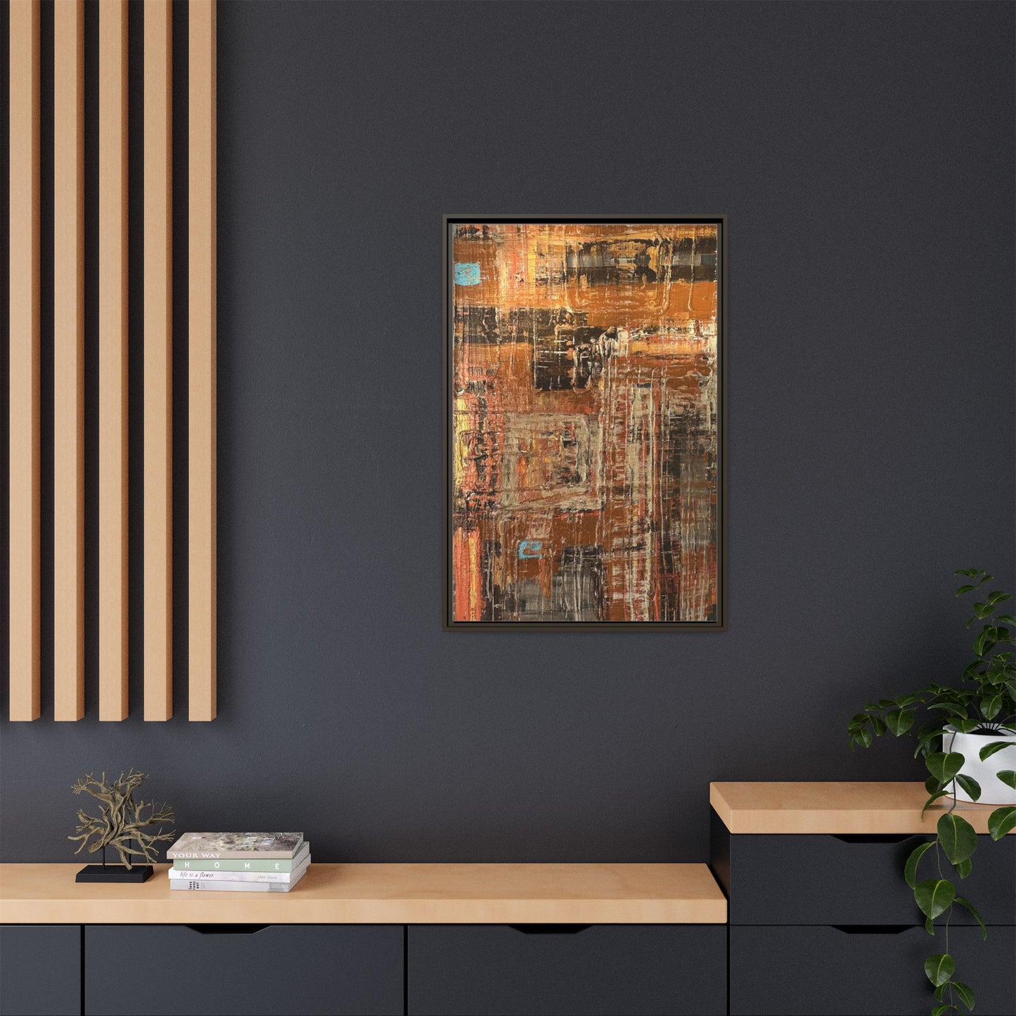 Copper Fusion - Framed Print