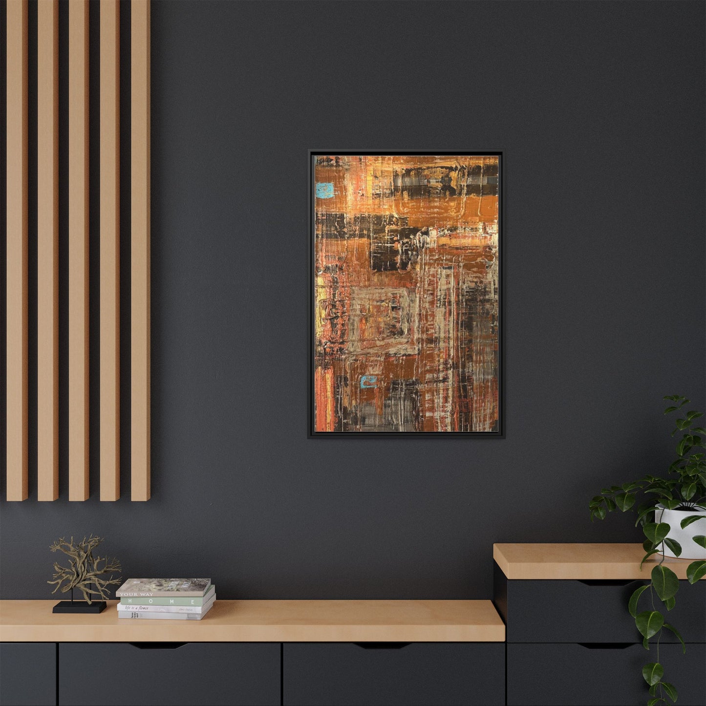 Copper Fusion - Framed Print