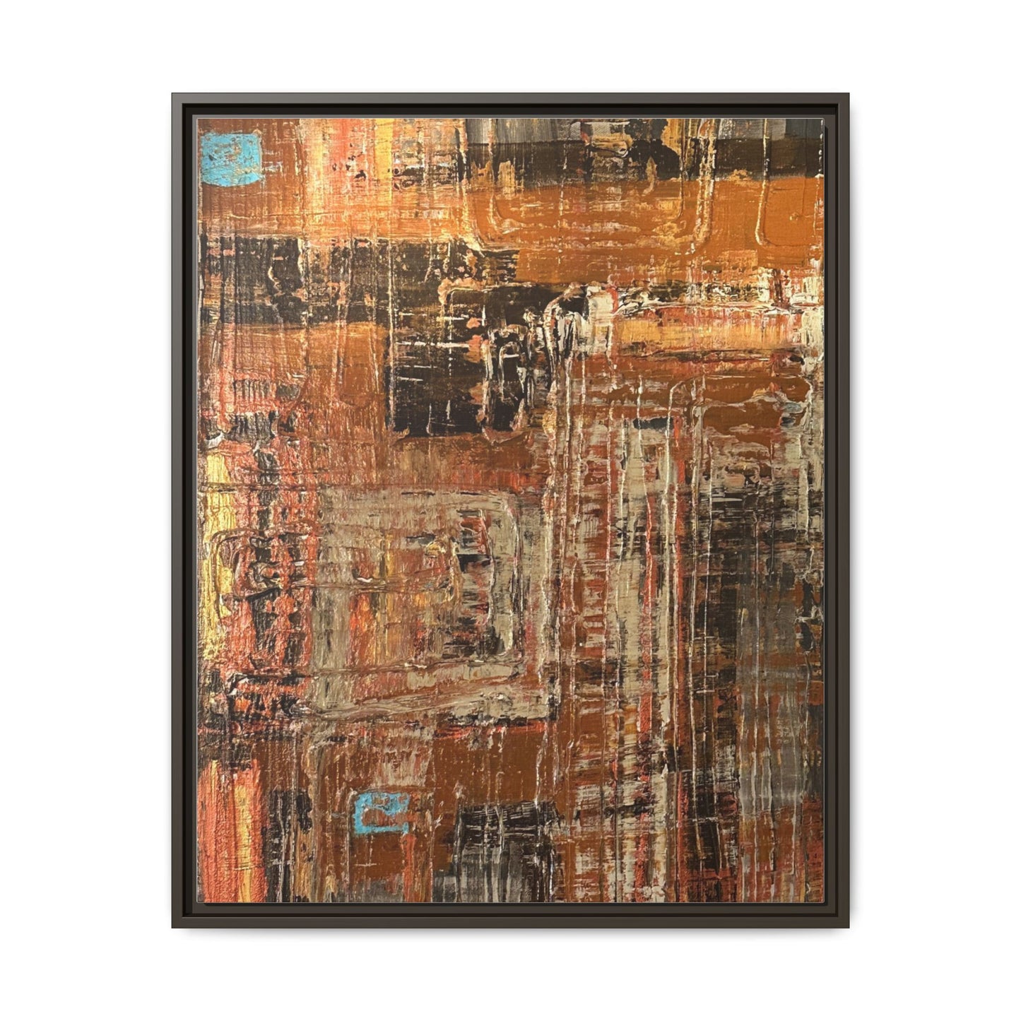 Copper Fusion - Framed Print