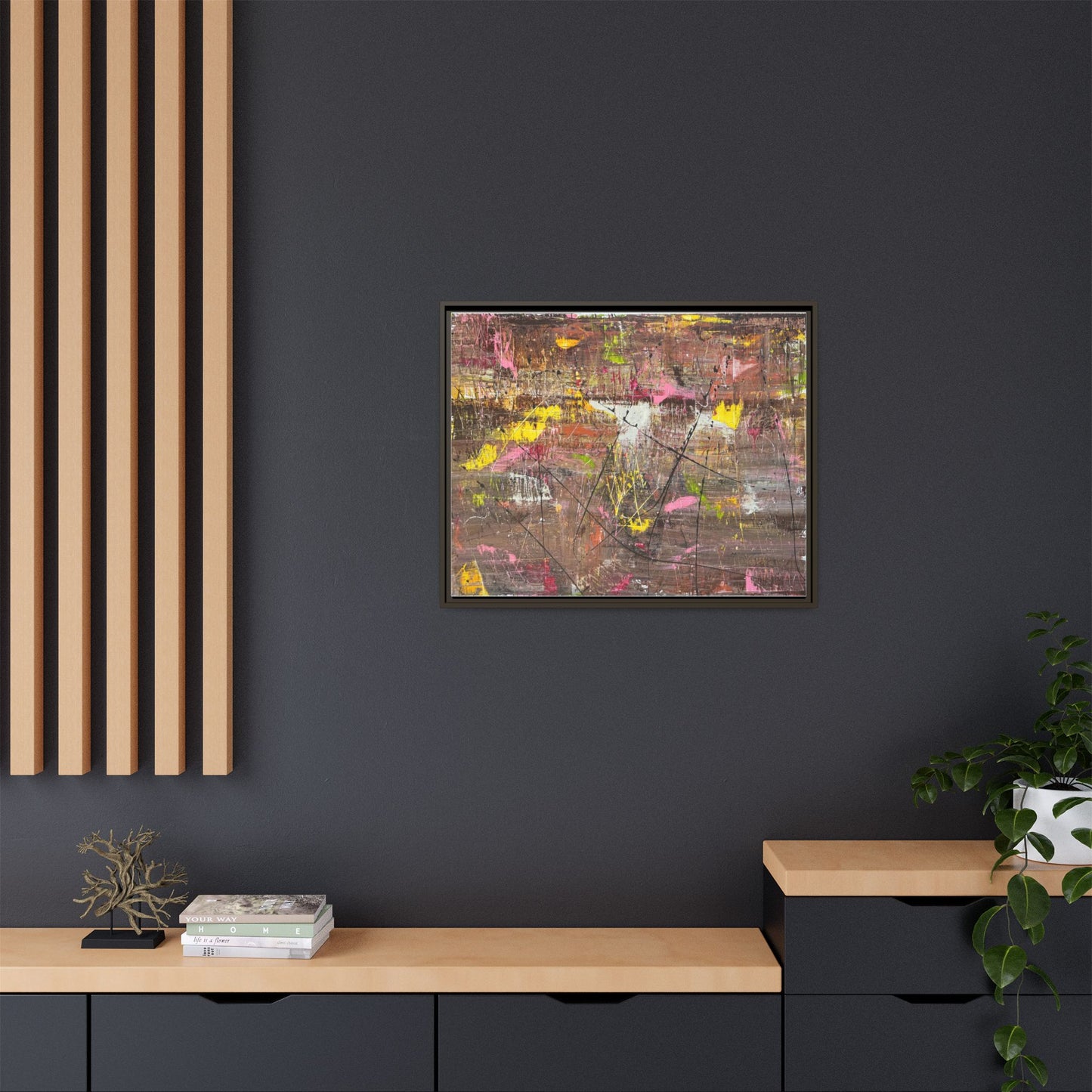 Neon Soil Framed