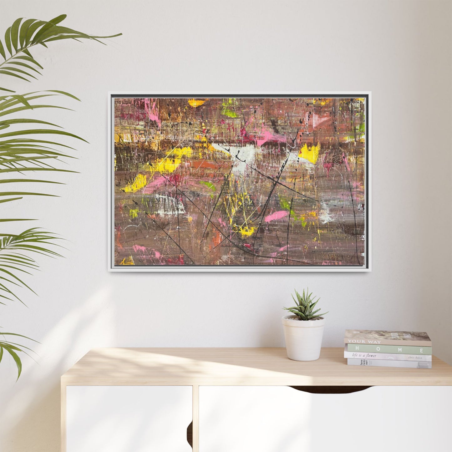 Neon Soil Framed