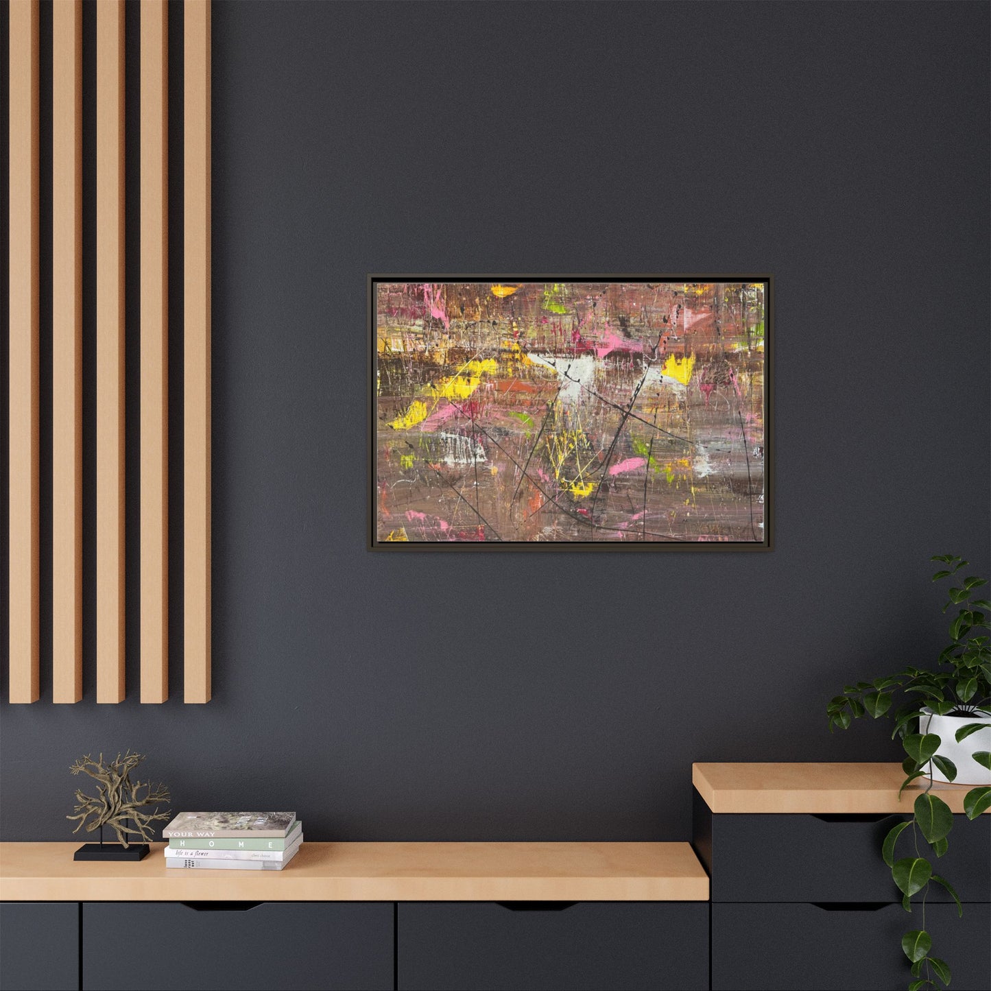 Neon Soil Framed