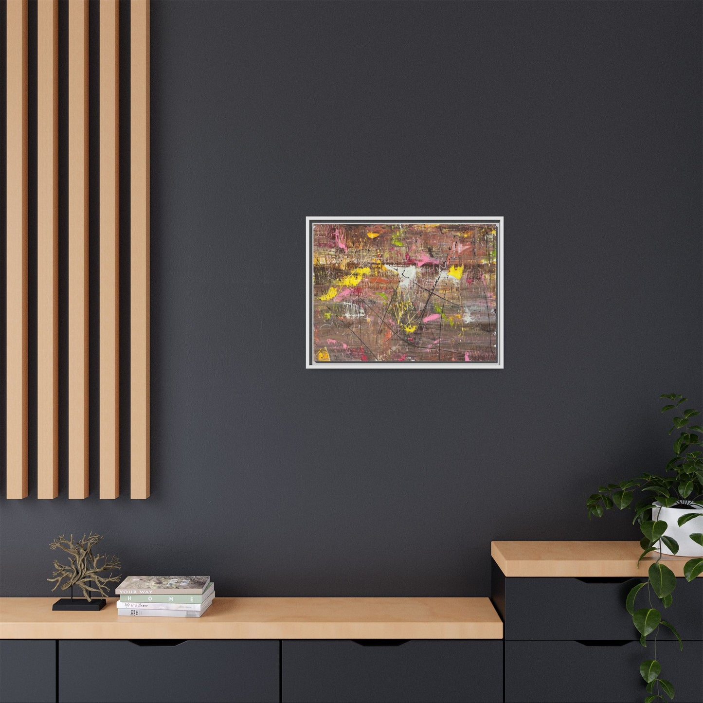 Neon Soil Framed