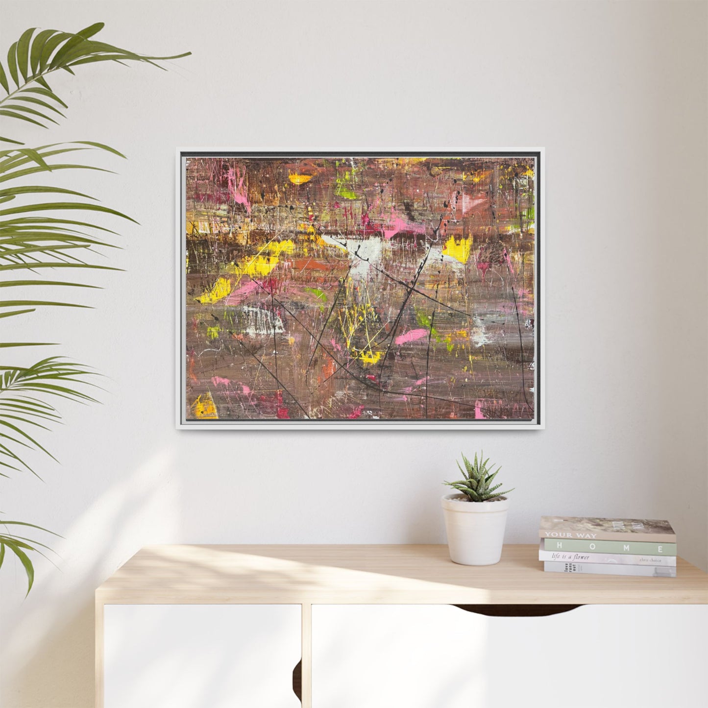 Neon Soil Framed