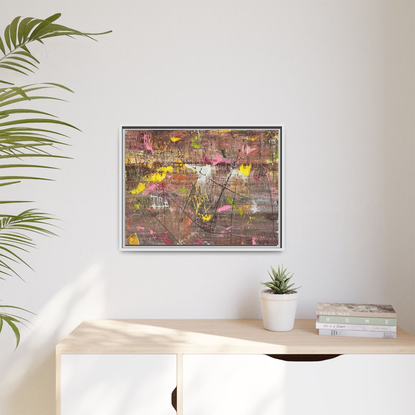 Neon Soil Framed