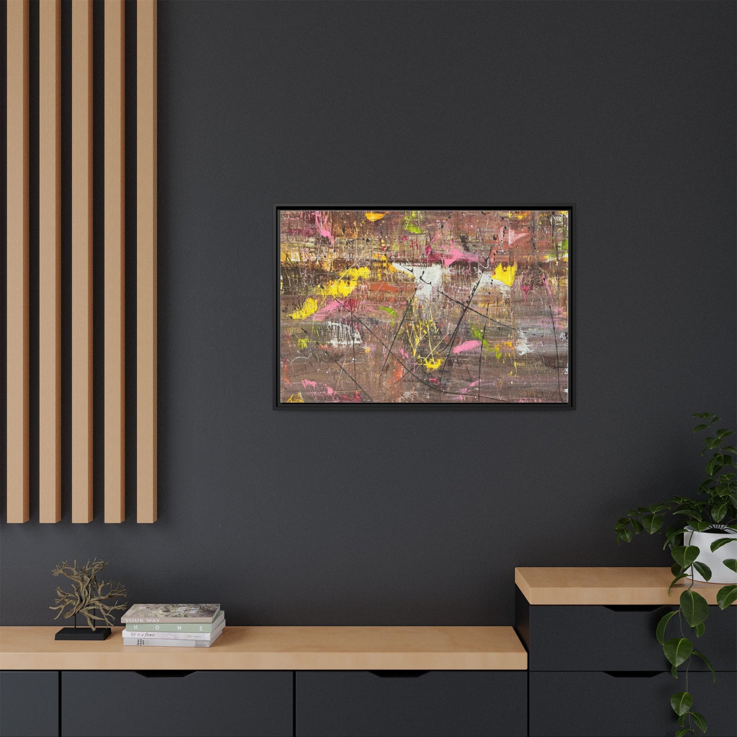 Neon Soil Framed