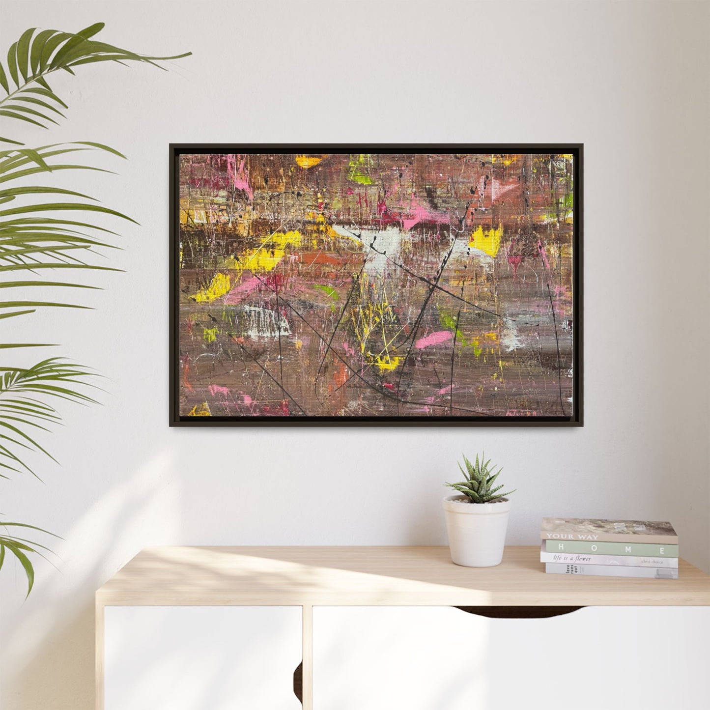 Neon Soil Framed