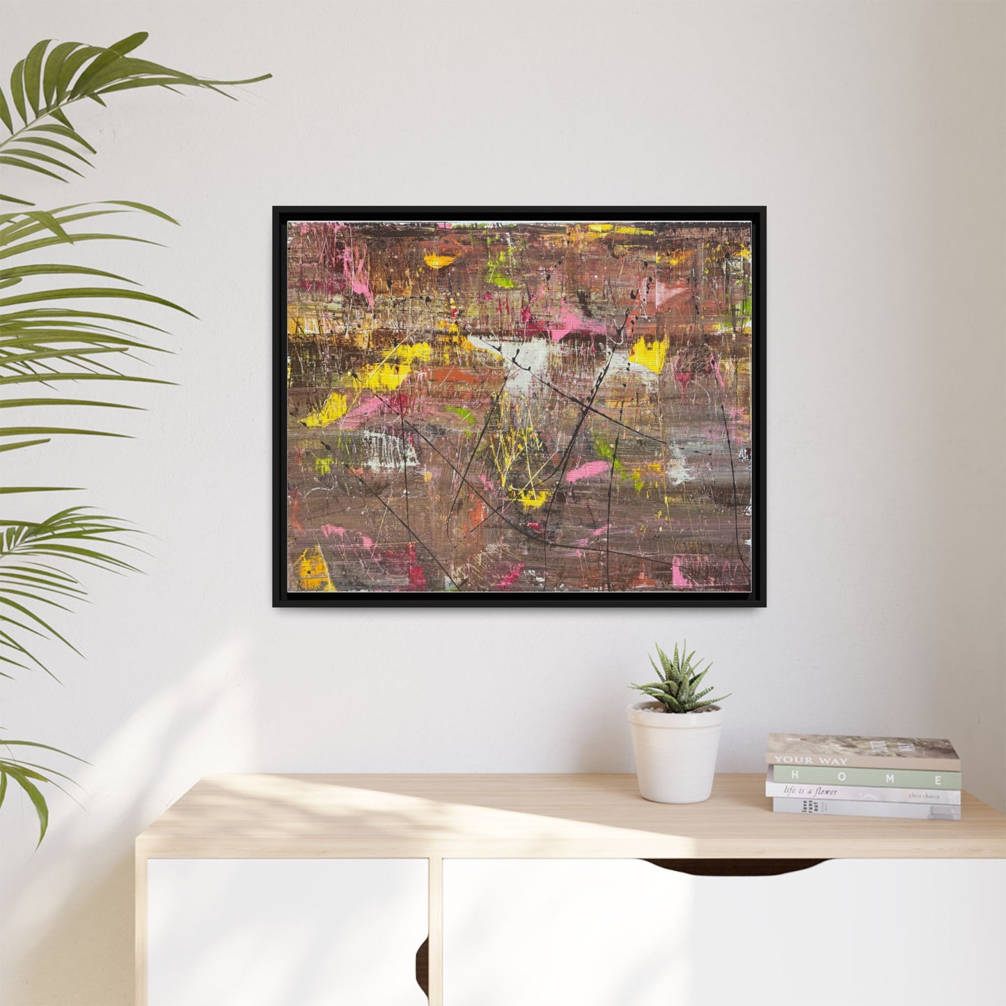 Neon Soil Framed