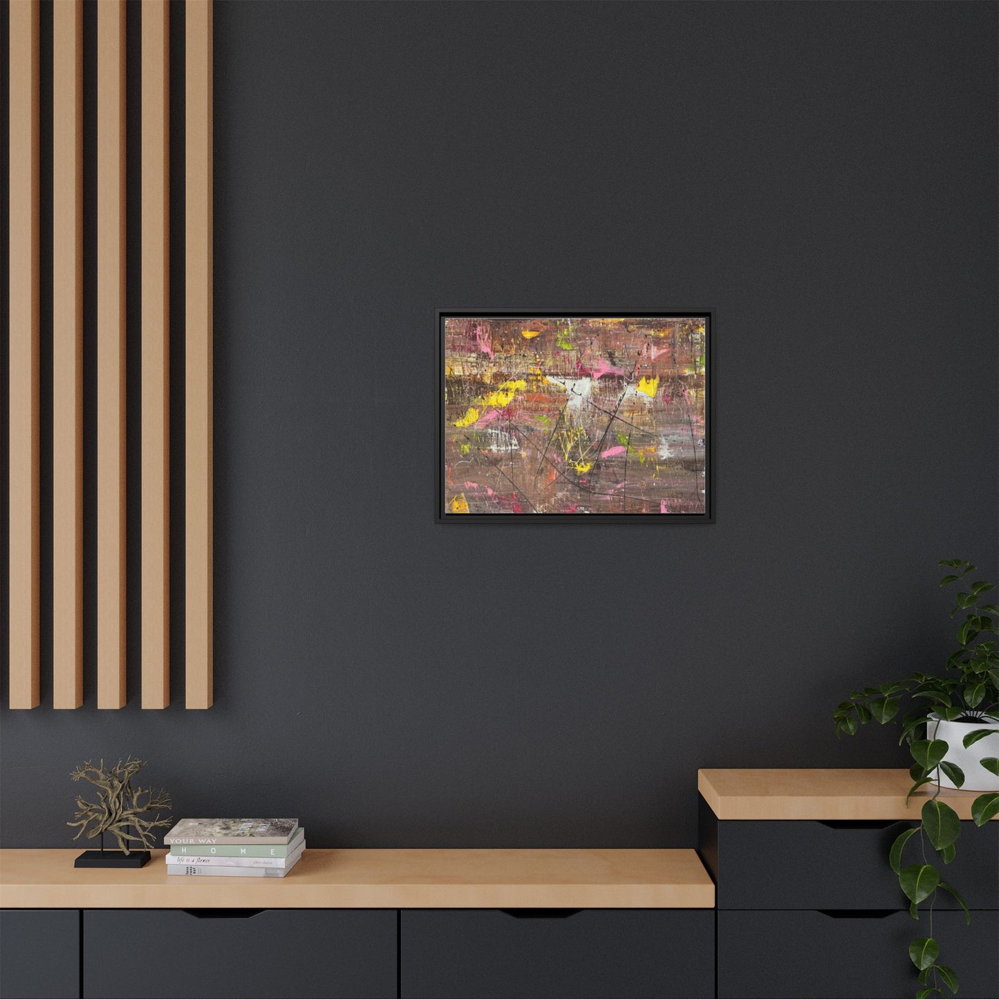 Neon Soil Framed