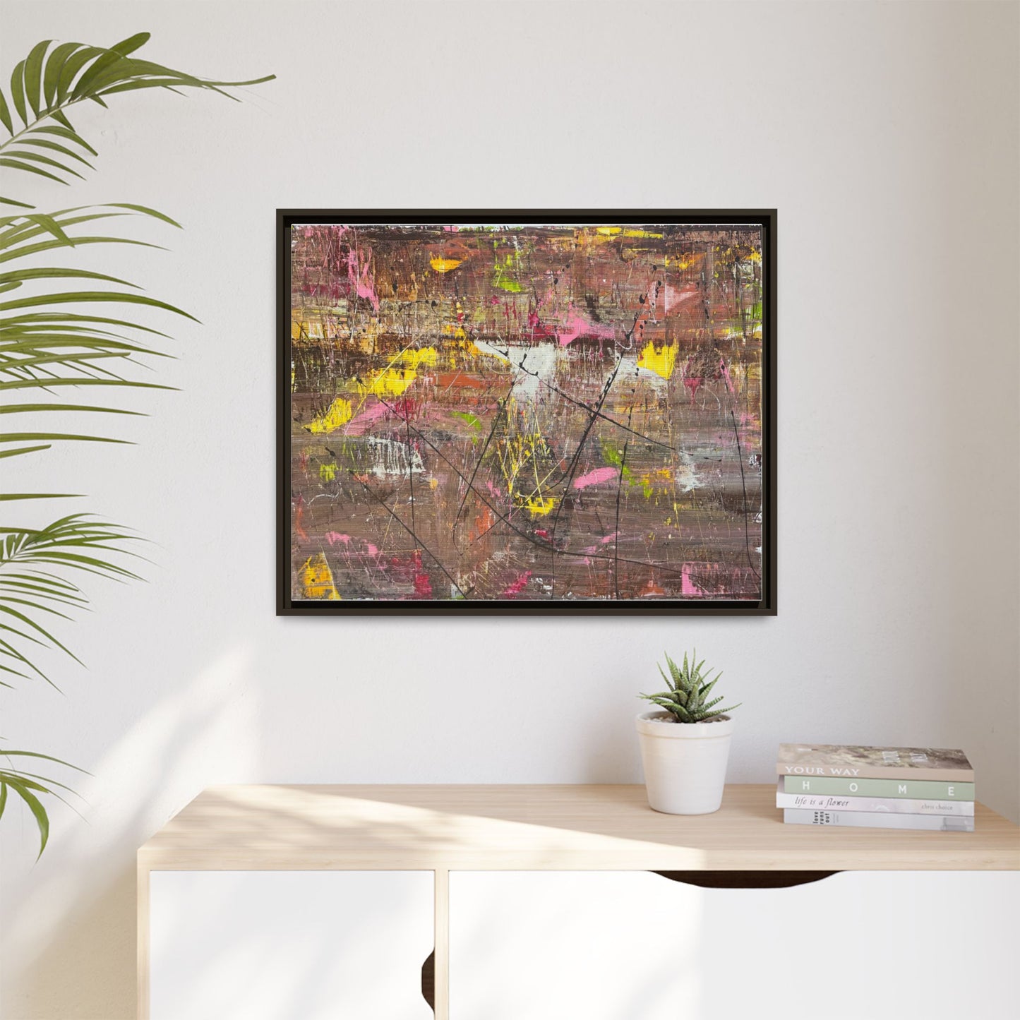 Neon Soil Framed