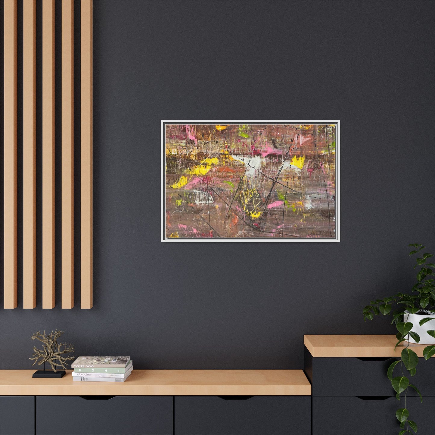 Neon Soil Framed