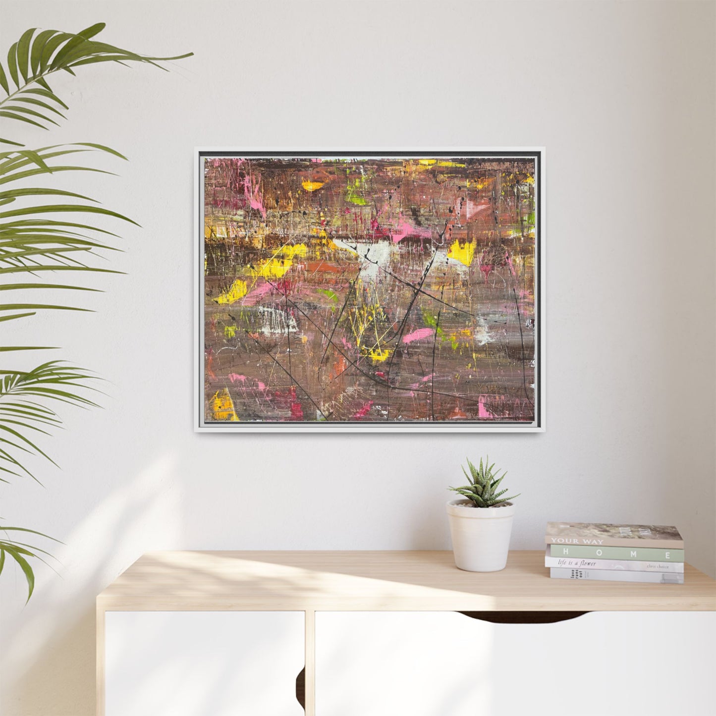 Neon Soil Framed